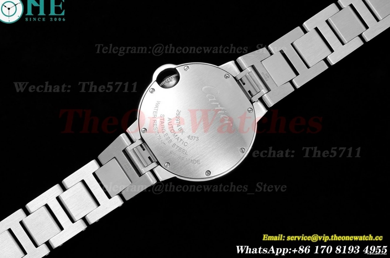 Dia 3KF SS SS Wht 36mm Ballon Bleu Cartier A076 De 0316